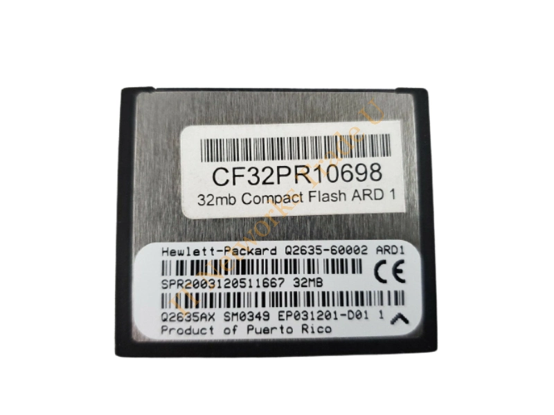 Q2635-60002 HP 32MB Compact Flash Firmware Memory  for LaserJet 4650/9040/9050 Series Multifunction Printer