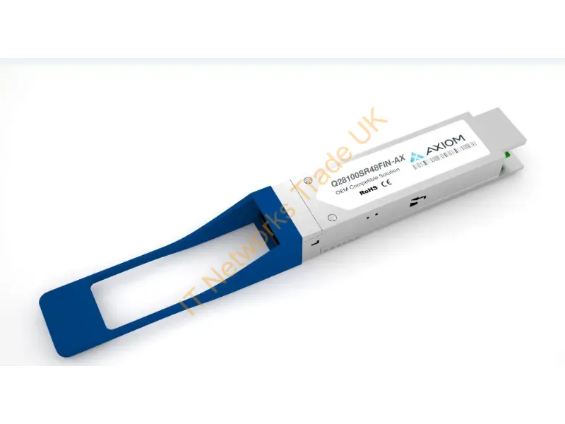 Q28100SR48FIN-AX - Axiom Q28100Sr48Fin-Ax Network Transceiver Module Fiber Optic 100000 Mbit/S Qsfp28 850 Nm