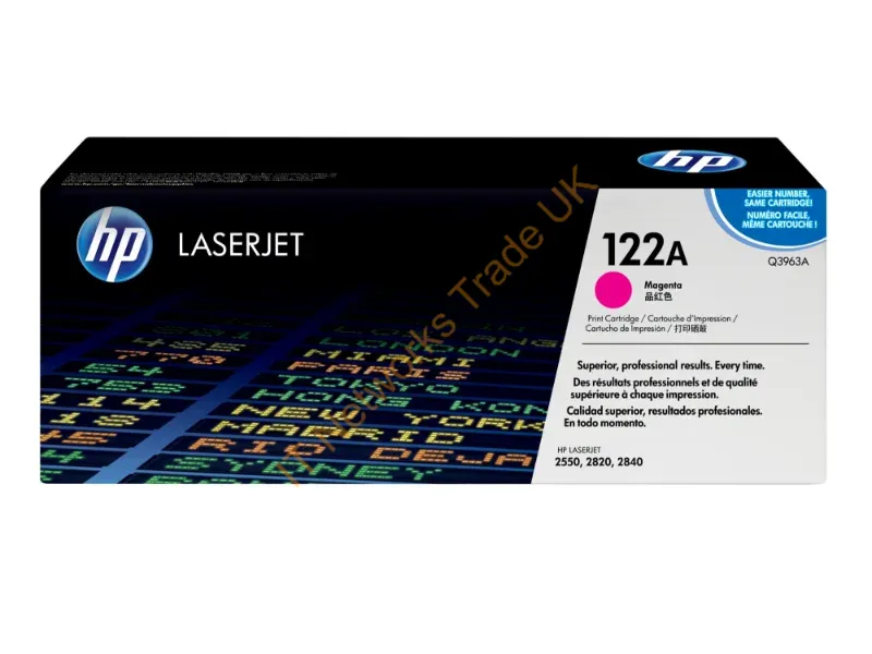 Q3963A HP Toner Cartridge (Magenta)  Color LaserJet 2550/2820/2840 Series Printer