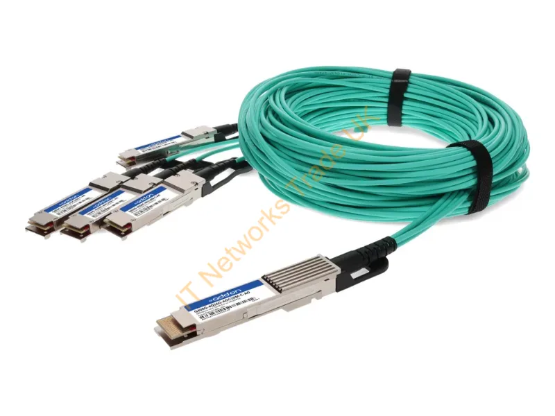 Q400G-4Q56G-AOC10M-C - Addon Networks Q400G-4Q56G-Aoc10M-C-Ao Infiniband/Fibre Optic Cable 393.7" (10 M) Qsfp-Dd 4X Qsfp56 Aoc Aqua Color