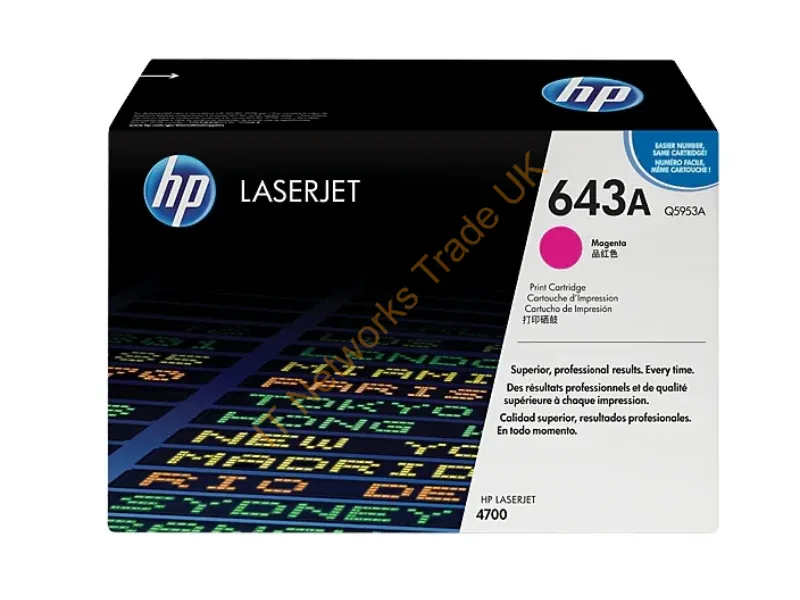 Q5953-67901 - HP 643A toner cartridge 1 pc(s) Original Magenta