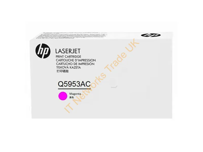 Q5953AC HP Q5953AC Magenta LaserJet Toner Cartridge