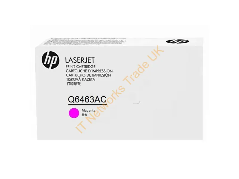 Q6463AC HP Magenta Toner Cartridge  LaserJet 4730Mfp Series Printer