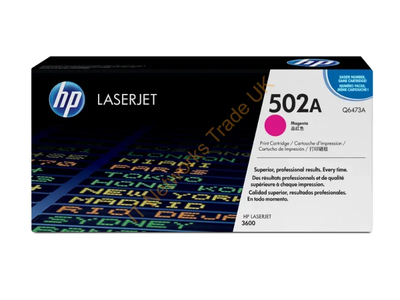 Q6473A HP Toner Cartridge (Megenta)  Color LaserJet 3600 Series Printer (2-Pack)