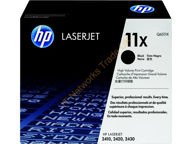 Q6511X HP 11X Toner Cartridge (Black)  Color LaserJet 2420/2430 Series Printer