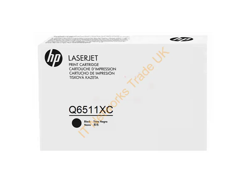 Q6511XC - HP Q6511XC/11X Toner cartridge black Contract, 12K pages/5% for Canon LBP-3460/HP LaserJet 2400