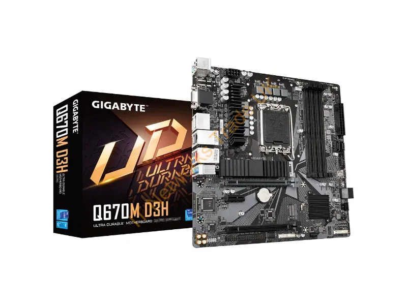 Q670MD3H - Gigabyte Q670M D3H Motherboard Intel Q670 Lga 1700 Micro Atx