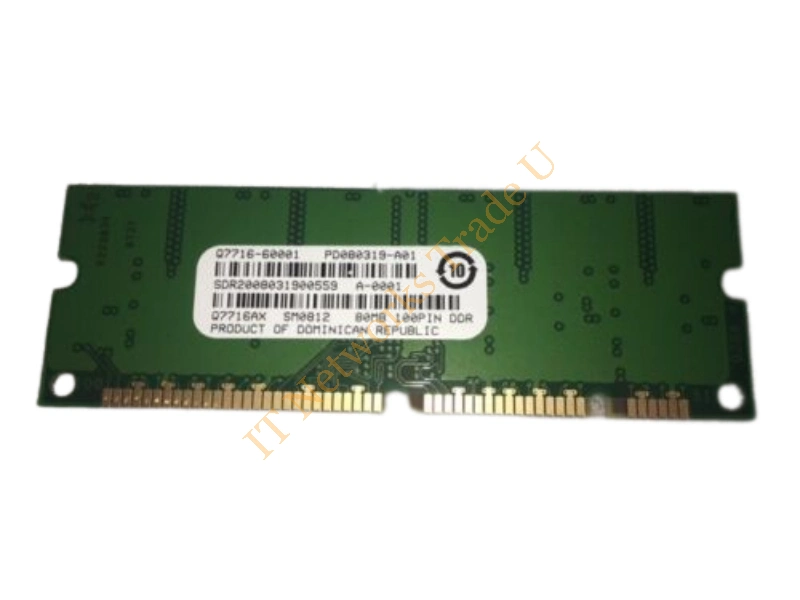 Q7716A HP 80MB DDR-266MHz PC2100 non-ECC Unbuffered CL2 100-Pin SoDimm Memory Module for LaserJet 2400/4250/4350/5200/9050 Series Printers Printer Memory