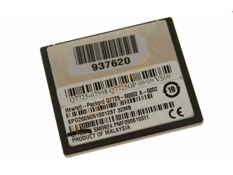 Q7725-67998 HP 32MB Compact Flash Firmware Memory  for LaserJet 9500 Series Multifunction Printer