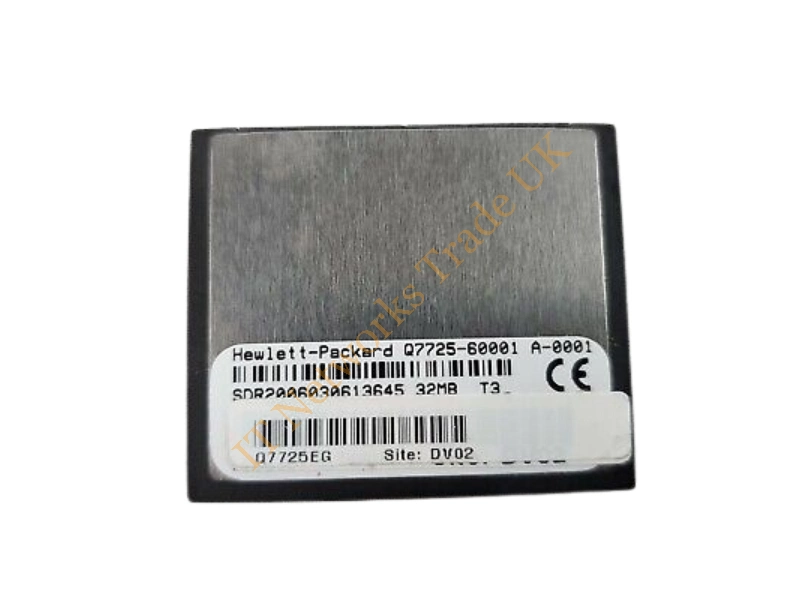 Q7725EG HP 32MB Compact Flash Firmware Memory  for LaserJet 4345 Series Multifunction Printer
