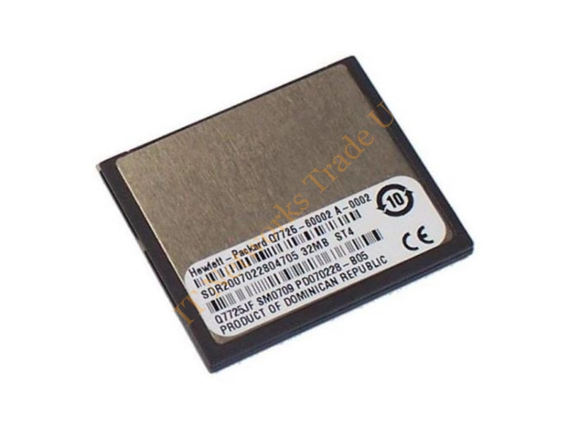 Q7725GE HP 32MB Compact Flash Firmware Memory  for Color LaserJet 9500 Series Multifunction Printer