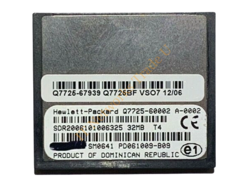 Q7725LC HP 32MB Compact Flash Firmware Memory  for Color LaserJet 4200 Series Multifunction Printer