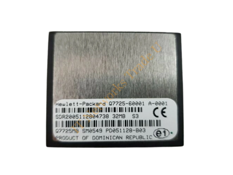 Q7725M HP 32MB CompactFlash (CF) Memory Card for Color LaserJet 3600/3800 Printers