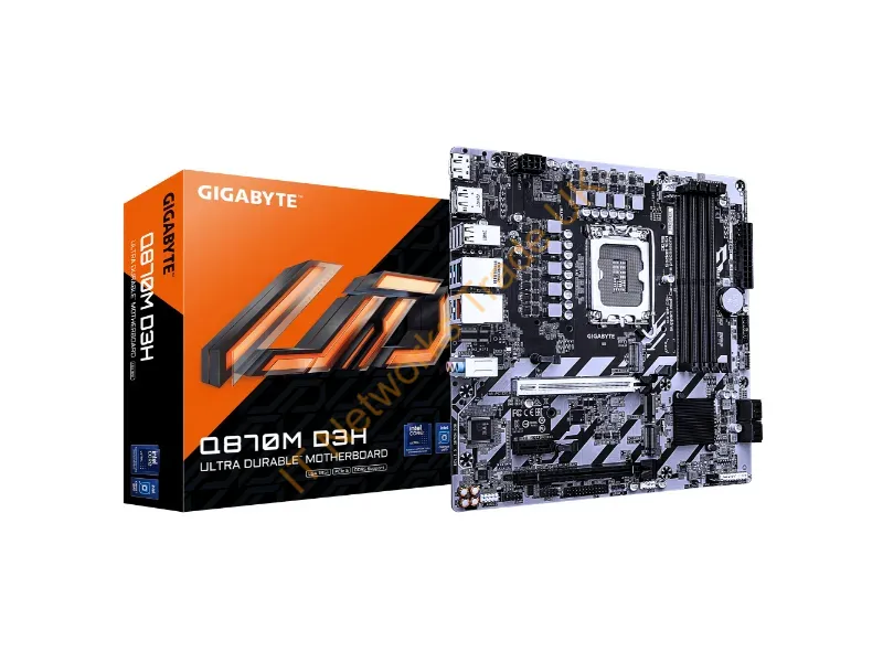 Q870MD3H - Gigabyte Q870M D3H Motherboard Intel Q870 Lga 1851 (Socket V1) Micro Atx