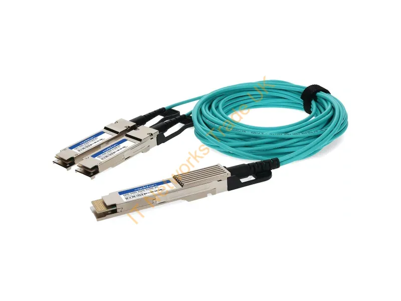 QDD-200G-2Q28-O10MAO - Addon Networks Msa & TAA Comp Aoc 10M Infiniband/Fibre Optic Cable 393.7" (10 M) Qsfp28-Dd 2X Qsfp28