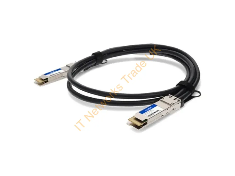 QDD-200G-DAC-2-5M-AO - Addon Networks Qdd-200G-Dac-2-5M-Ao Infiniband/Fibre Optic Cable 98.4" (2.5 M) Qsfp-Dd Black, Silver