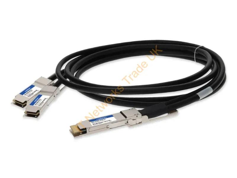 QDD-2X200G-2P5M-AO - Addon Networks Qdd-2X200G-2P5M-Ao Infiniband/Fibre Optic Cable 98.4" (2.5 M) Qsfp-Dd 2X Qsfp56 Dac Black