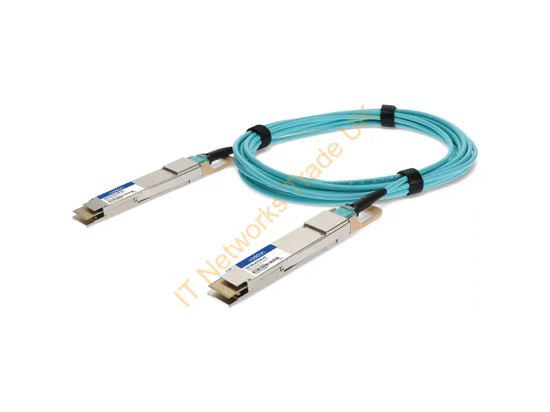 QDD-400-AOC10M-AO - Addon Networks Qdd-400-Aoc10M-Ao Infiniband/Fibre Optic Cable 393.7" (10 M) Qsfp-Dd Aoc Aqua Color