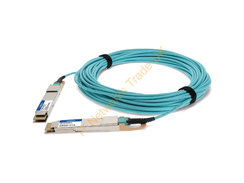 QDD-400-AOC30M-AO - Addon Networks Qdd-400-Aoc30M-Ao Infiniband/Fibre Optic Cable 1181.1" (30 M) Qsfp-Dd Dac Aqua Color