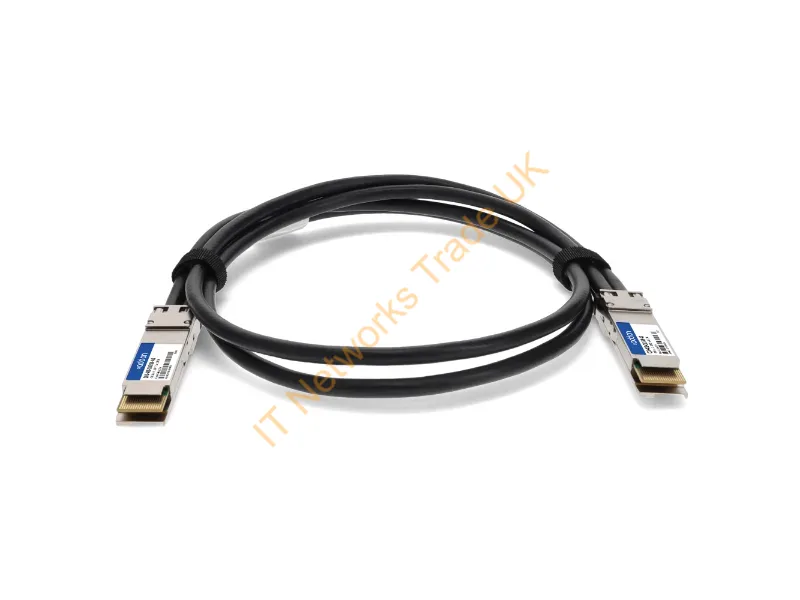 QDD-400-CU0-5M-AO - Addon Networks Qdd-400-Cu0-5M-Ao Infiniband/Fibre Optic Cable 19.7" (0.5 M) Qsfp-Dd Dac Black