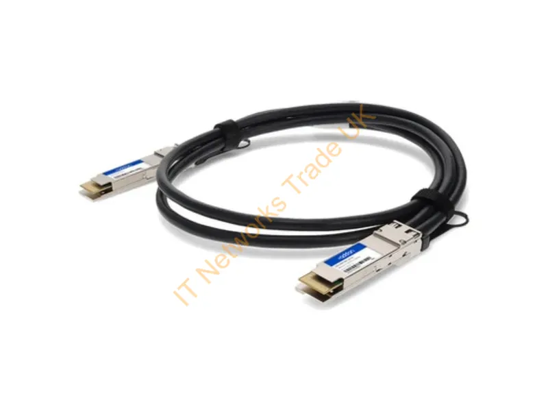 QDD-400G-DAC-1M-AO - Addon Networks Qdd-400G-Dac-1M-Ao Infiniband/Fibre Optic Cable 39.4" (1 M) Qsfp-Dd Black, Silver