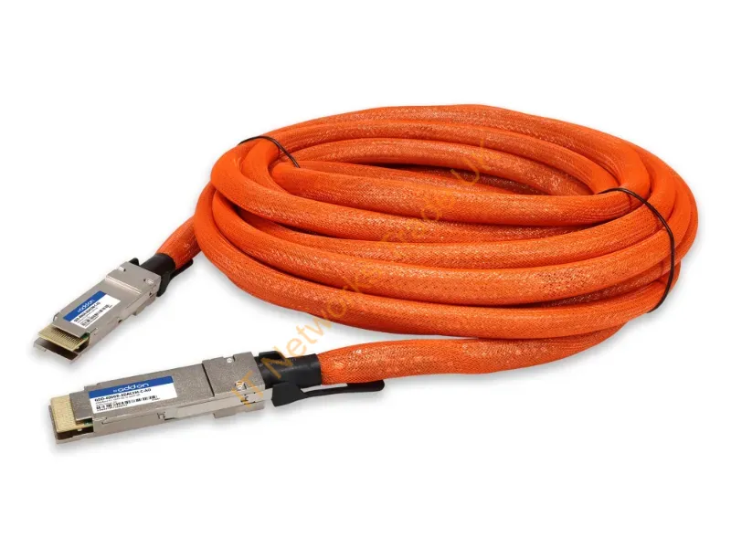 QDD-400GB-ADAC5M-C-A - Addon Networks Qdd-400Gb-Adac5M-C-Ao Infiniband/Fibre Optic Cable 196.9" (5 M) Qsfp-Dd Active Dac Orange