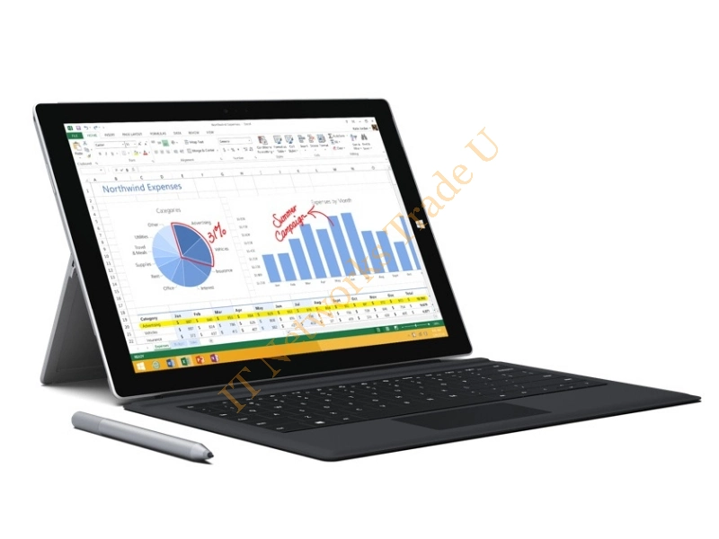 QF2-00003 - Microsoft Surface Pro 3 128GB Silver tablet Accessory
