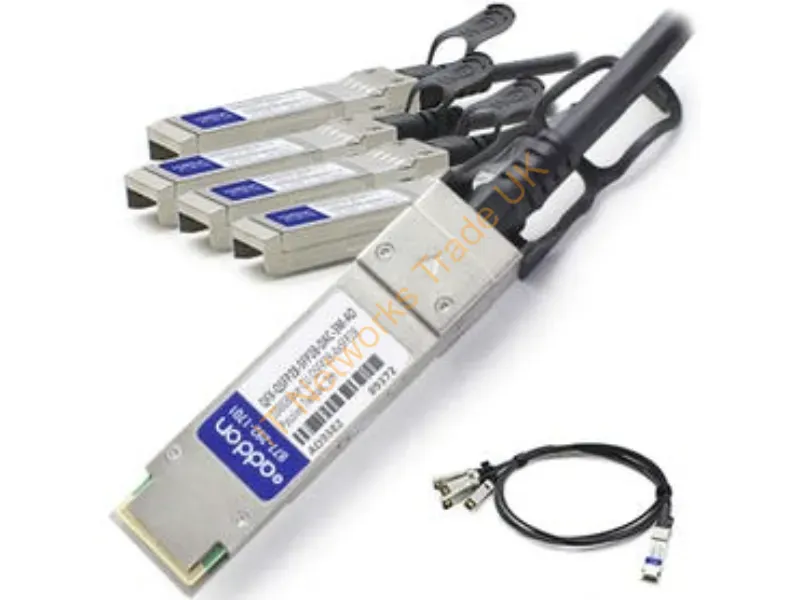 QFX-Q28SFP28DAC3M-AO - Addon Networks Qfx-Q28Sfp28Dac3M-Ao Infiniband/Fibre Optic Cable 118.1" (3 M) Qsfp28 4Xsfp28 Black