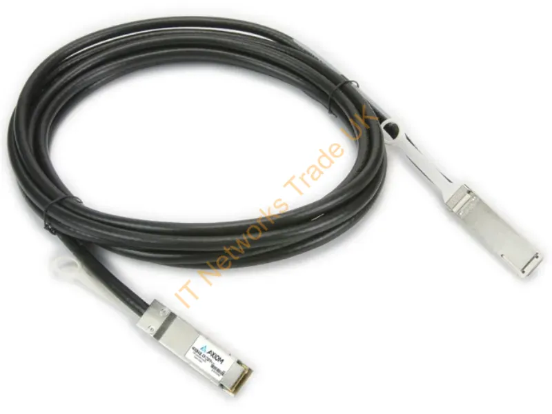 QFX-QSFP-DAC-1M-AX - Axiom Qfx-Qsfp-Dac-1M-Ax Infiniband/Fibre Optic Cable 39.4" (1 M) Qsfp+ Black