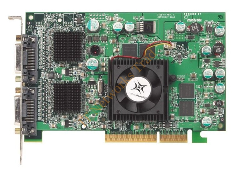 QID-QDA8X128F Matrox Parhelia-LX 128MB AGP 4X/8X Video Graphics Card