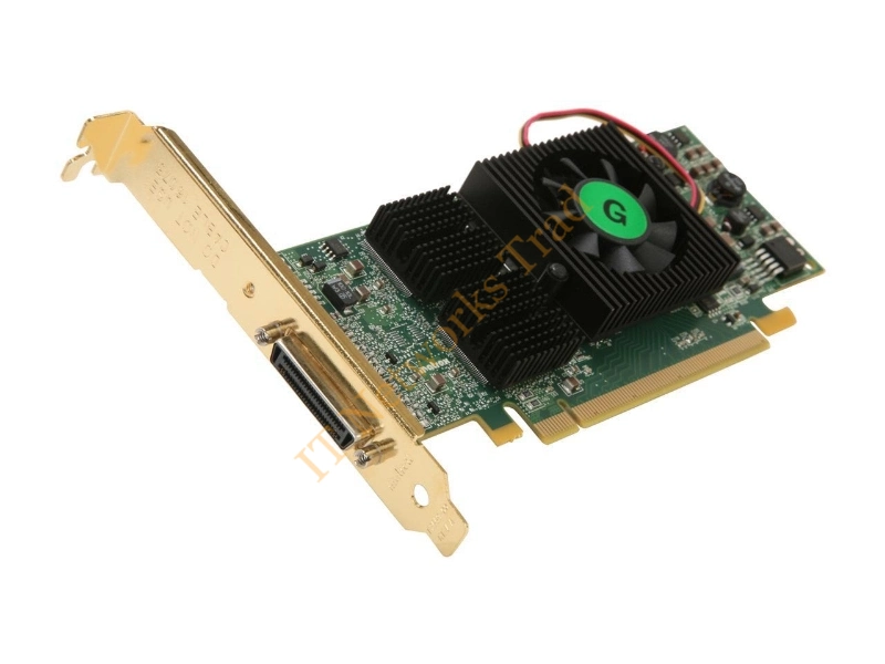 QIDE128LPAF Matrox Graphics Parhelia-LX 128MB PCI Express x16 Low Profile Workstation Video Graphics Card