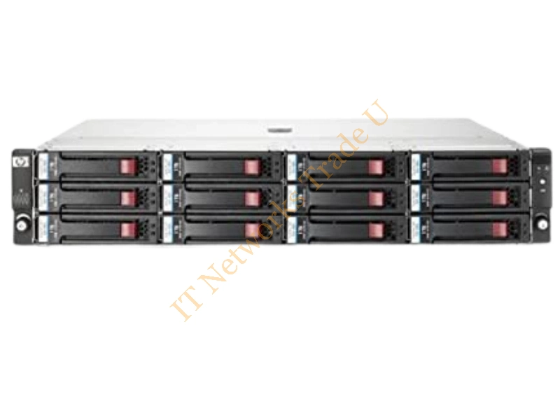 QK766A HP StorageWorks D2600 18TB ( 6 X 3 TB) 7.2K LFF Dual Port 6Gb/s SAS 12-Bays 2U Rack-Mountable Disk Array Storage Device