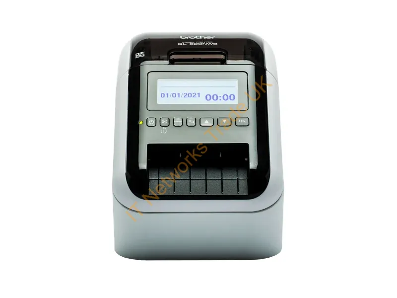 QL820NWBCVMXX1 - Brother QL-820NWBCVM label printer Direct thermal Colour 300 x 600 DPI 176 mm/sec Wired & Wireless Ethernet LAN DK Wi-Fi Bluetooth