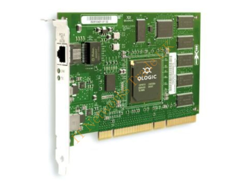 QLA-4010C Qlogic ISCSI 1GB Single Port COPPER PCI-x (QLA-4010C) with Standard Bracket RAID Controller Storage