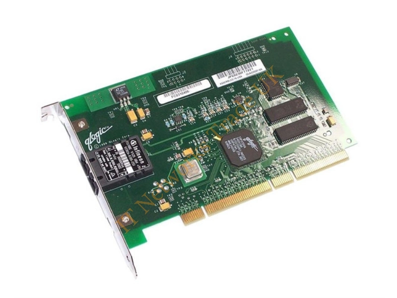 QLA2100F-33 Qlogic 1GB PCI 64-bit 33MHz Fibre Channel Host Bus Adapter (QLA2100F-33)WITH
