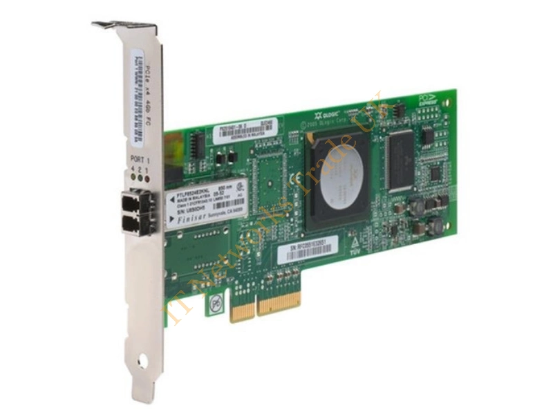 QLE220-E-SP Qlogic 1-Port 4GB/s Fibre Channel PCI-Express Host Bus Adapter