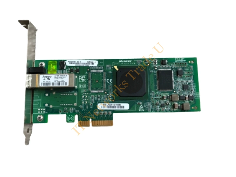 QLE2460-E Qlogic 4GB Single Channel PCI Express X4 Low Profile Fibre Channel HBA Networking Accessory