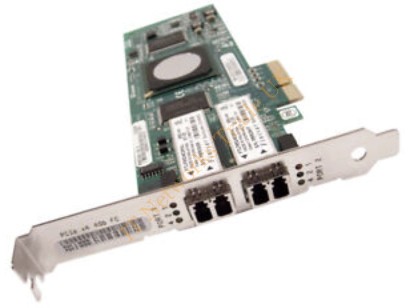 QLE2462 Qlogic 4GB/s Dual Port PCI Express Fibre Channel Host Bus Adapter Card with Standard Bracket Fiber Channel Controller