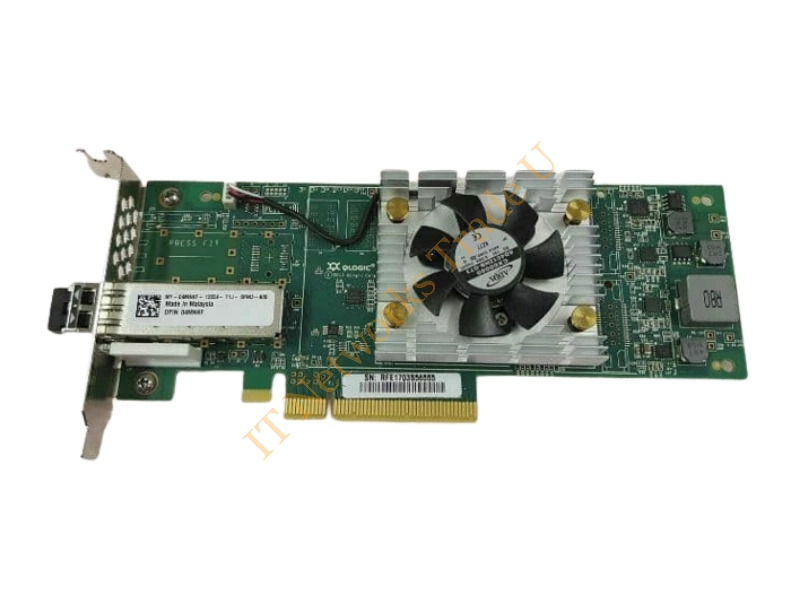 QLE2660L Qlogic / Dell Single Port 16Gb/s PCI-Express 3.0 Fibre Channel Host Bus Adapter Fiber Channel Controller