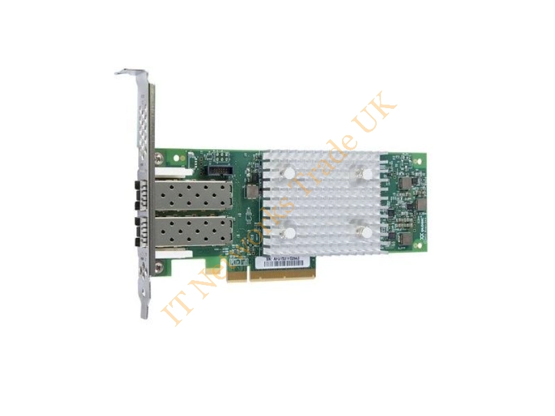 QLE2742-SR-SP Qlogic SANblade 2-Port 32GB/s Fibre Channel PCI-Express x 8 Host Bus Adapter Fiber Channel Controller