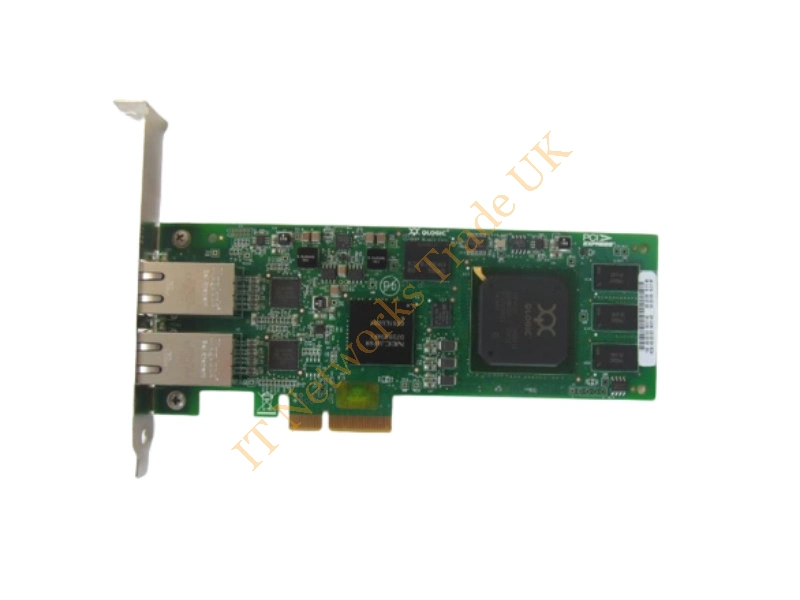 QLE4062C-E Qlogic Dual Port Fibre Channel 1Gb/s PCI Express x4 Host Bus Adapter