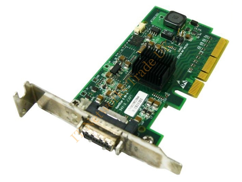 QLE7280 Qlogic True High Performance 2.5GHz Bus 20Gbps Data Rate Single Port DDR 4x InfiniBand (IB) to PCI Express x16 Host Channel Adapter (HCA) Mf
