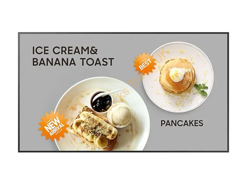 QM32C - Samsung Lh32Qmcebgcxue Signage Display Digital Signage Flat Panel 32" Lcd Wi-Fi 400 Cd/M Black Tizen 7.0