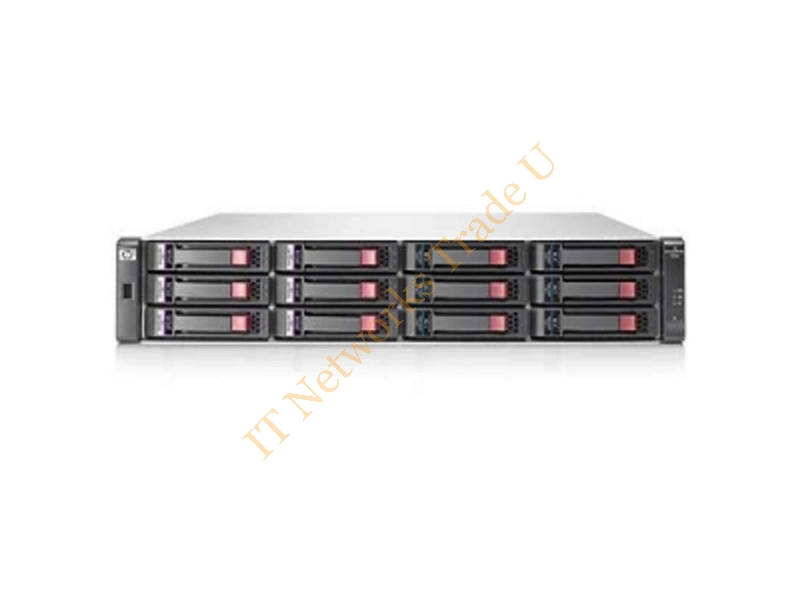 QR530A HP StorageWorks P2000 G3 SAN Hard Drive Array 12 x HDD Installed 12 TB Installed HDD Capacity Serial ATA/300 6Gb/s SAS Controller RAID Network Storage System