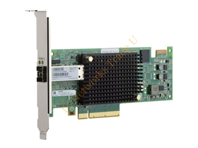 QR558SB HP Sn1000e Single Port Fibre Channel 16Gb/s PCI-Express Host Bus Adapter with Standard Bracket Card Only Fiber Channel Controller
