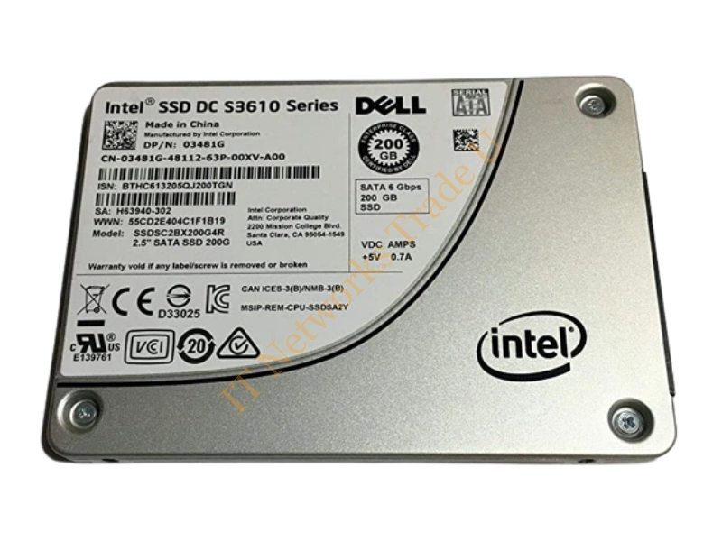 QR625C HP 4 x 200GB Fibre Channel 4Gb/s 2.5-inch Solid State Drive for StoreServ 10000 SSD Storage
