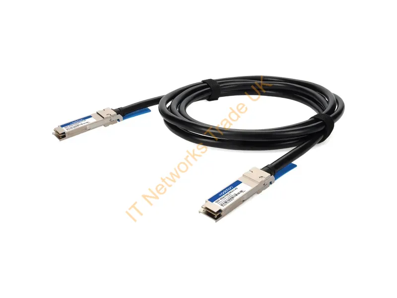 QSFP-40GBPDAC1MLZCAO - Addon Networks Qsfp-40Gb-Pdac1Mlz-C-Ao Infiniband/Fibre Optic Cable 39.4" (1 M) Qsfp+ Black