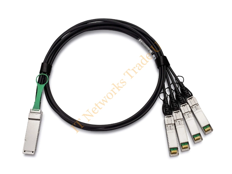 QSFP-4SFP10G-CU1M Cisco 1M QSFP+ to 4 x SFP + Passive Direct Attach Copper Cable Transceiver Module