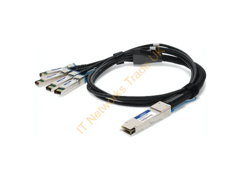 QSFP-4SFP25G-CU15MAO - Addon Networks Qsfp-4Sfp25G-Cu15Mao Infiniband/Fibre Optic Cable 59.1" (1.5 M) Qsfp28 4Xsfp28 Black, Silver