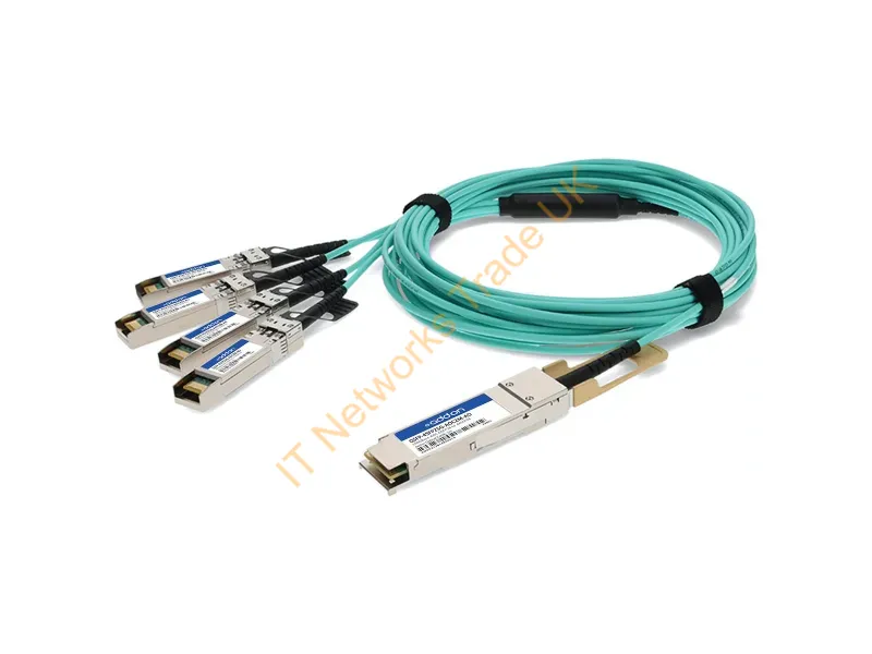QSFP-4SFP25GAOC2M-AO - Addon Networks Qsfp-4Sfp25Gaoc2M-Ao Infiniband/Fibre Optic Cable 78.7" (2 M) Qsfp28 4X Qsfp28 Aoc Aqua Color